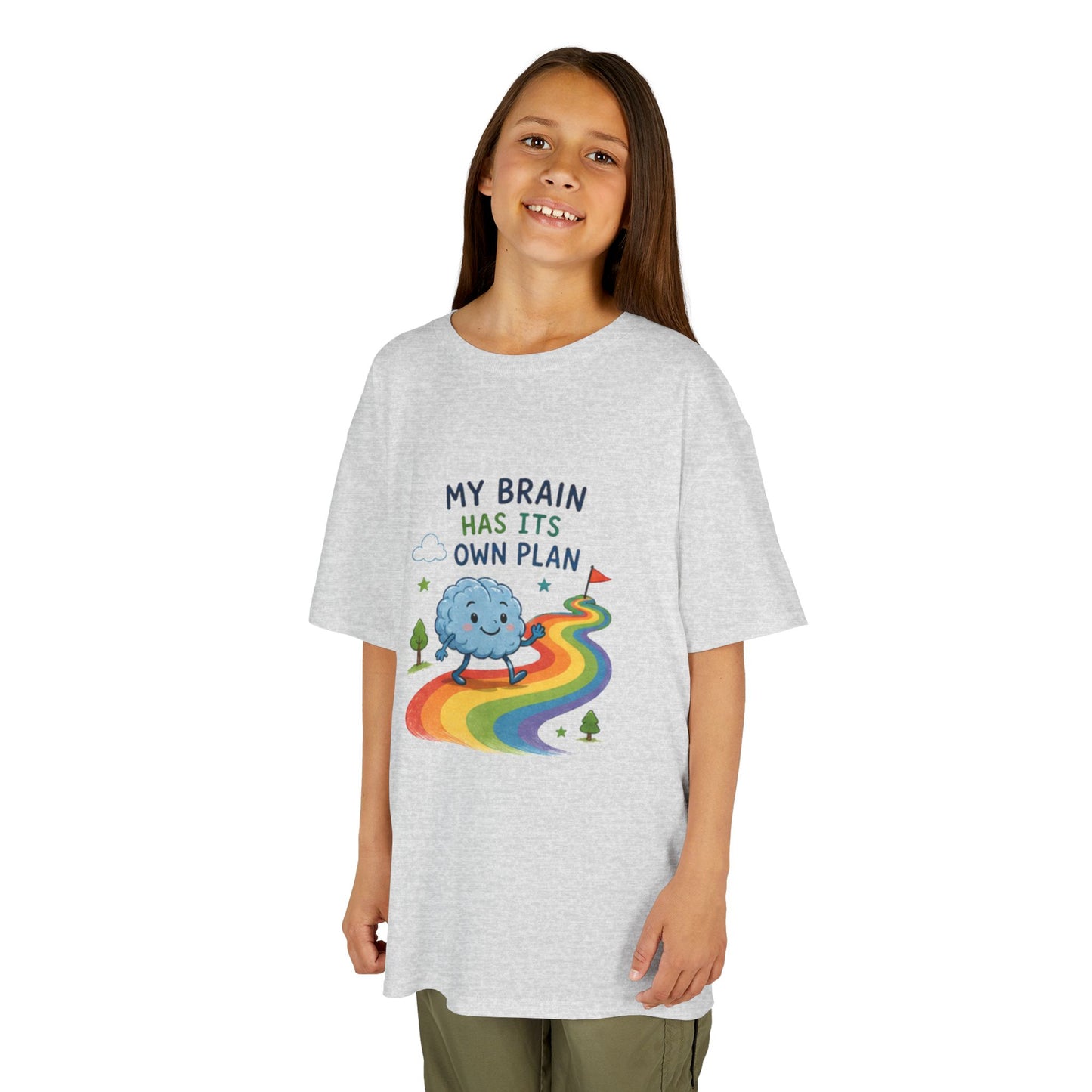 Kids T‑Shirt - My Brain Has Its Own Plan