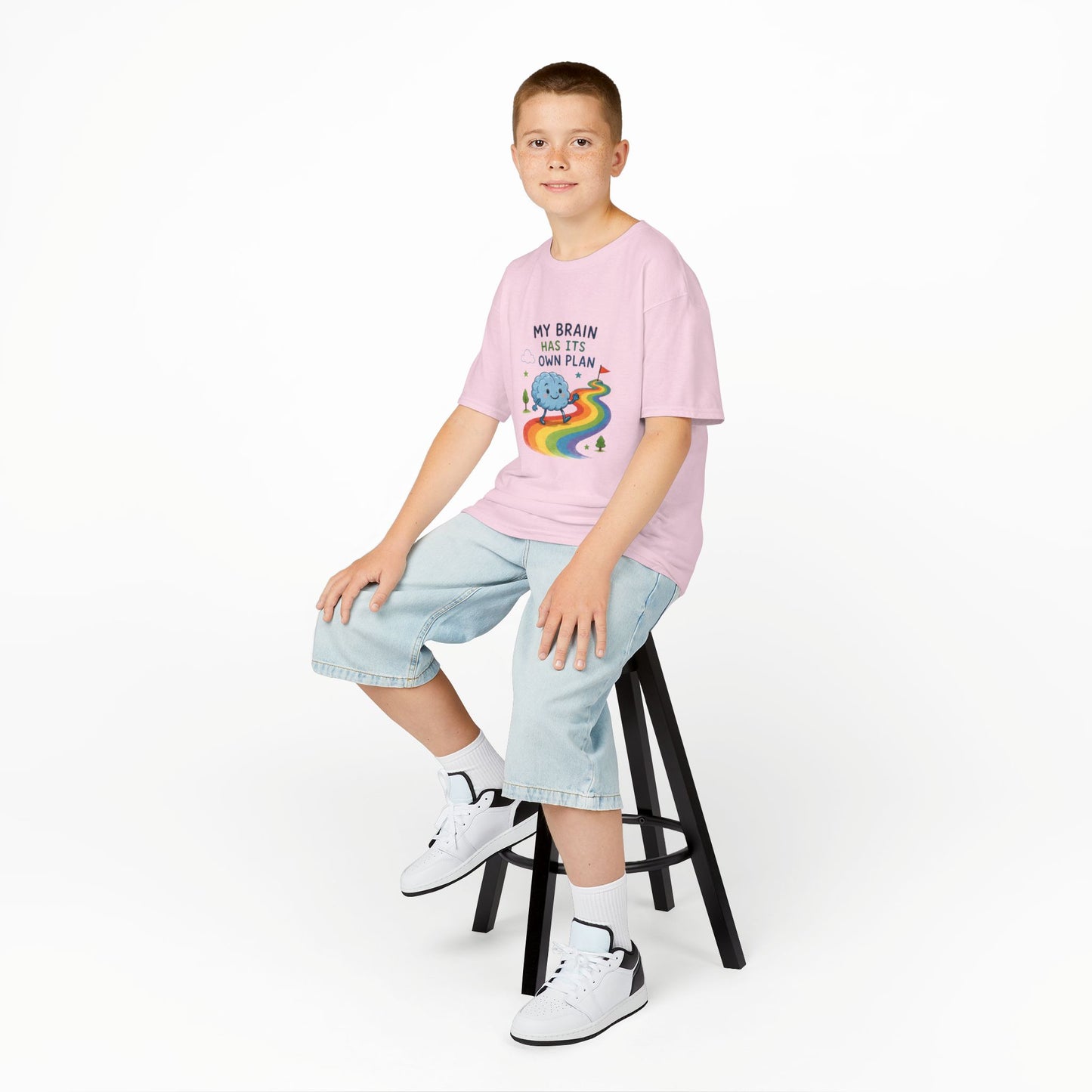 Kids T‑Shirt - My Brain Has Its Own Plan