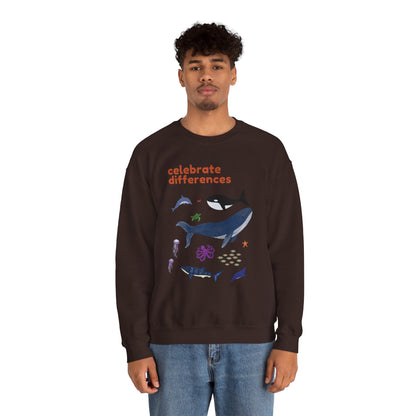 Celebrate Differences Marine Life Crewneck Sweatshirt