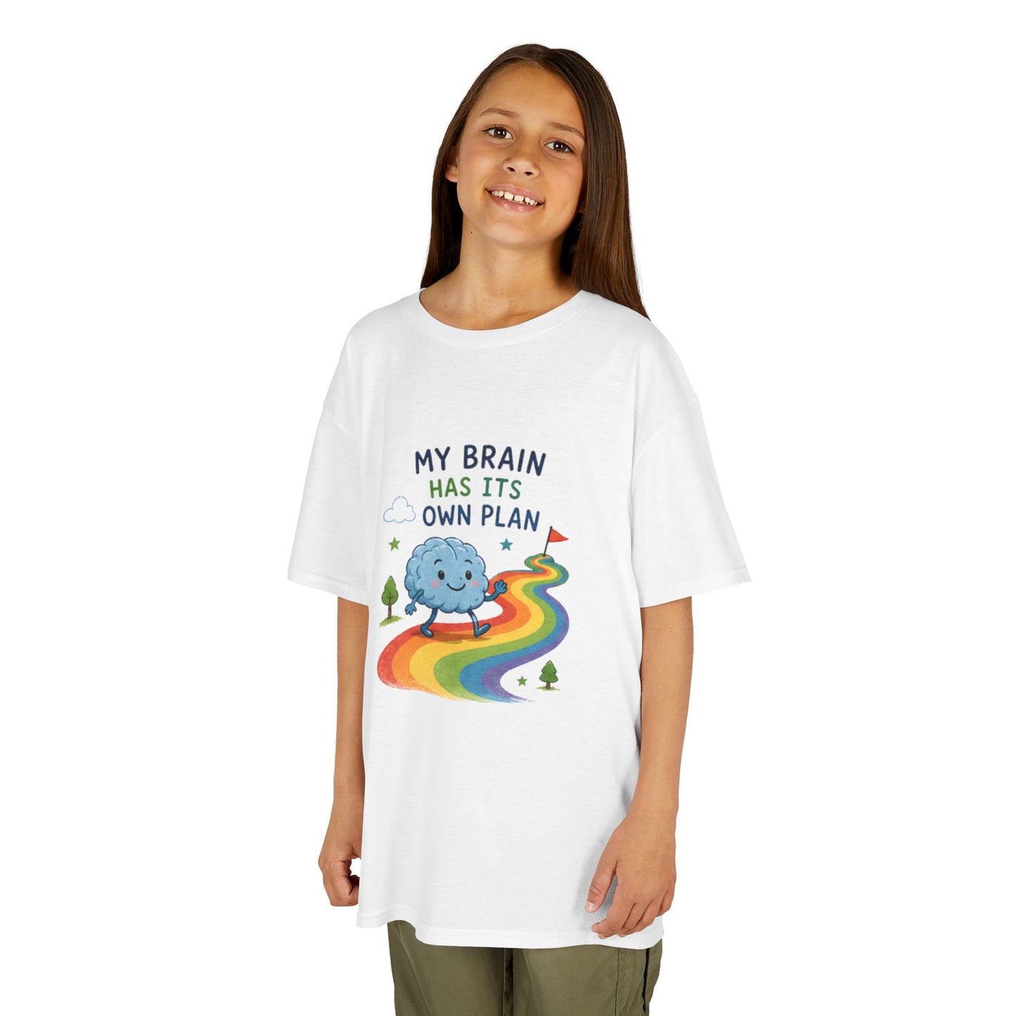 Kids T‑Shirt - My Brain Has Its Own Plan