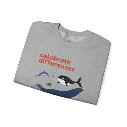 Celebrate Differences Marine Life Crewneck Sweatshirt