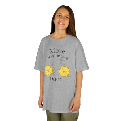 Move At Your Own Pace Lemon Bike Kids Vibey Tee