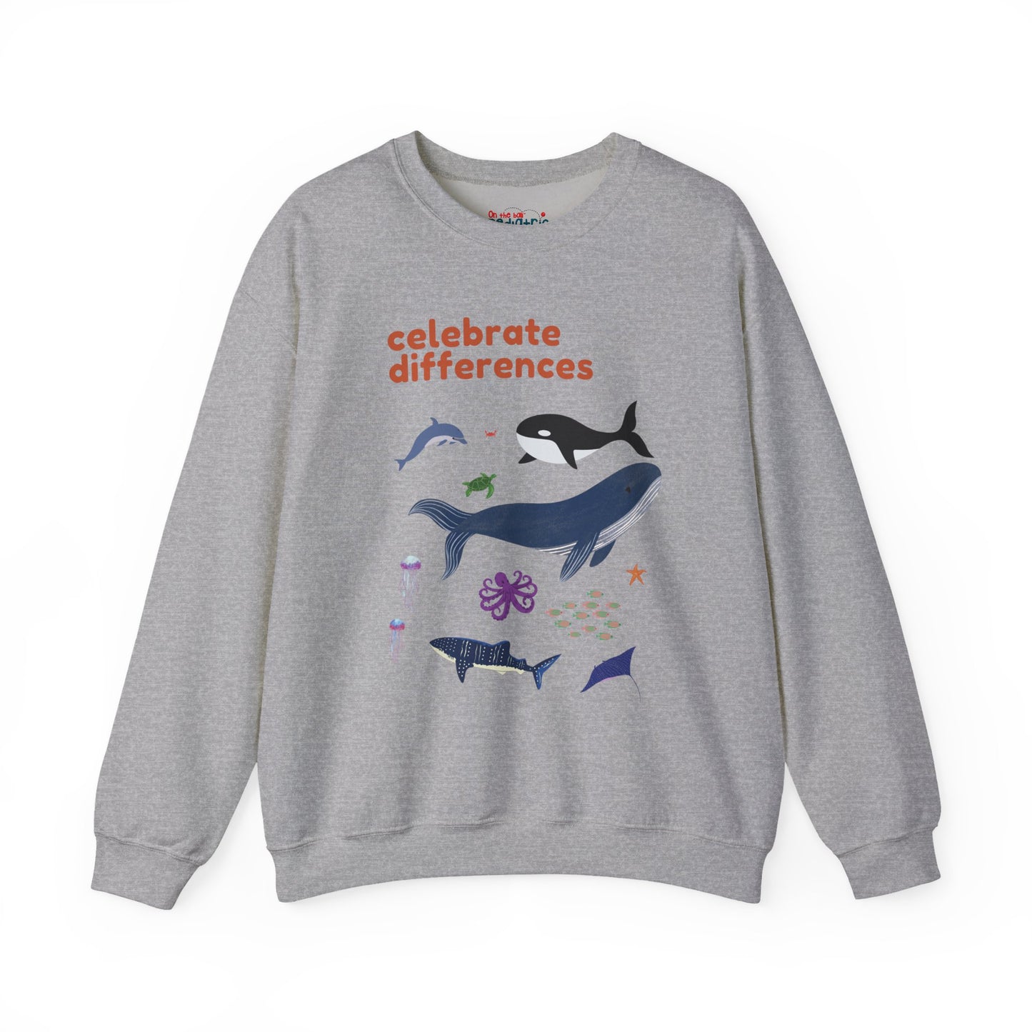 Celebrate Differences Marine Life Crewneck Sweatshirt