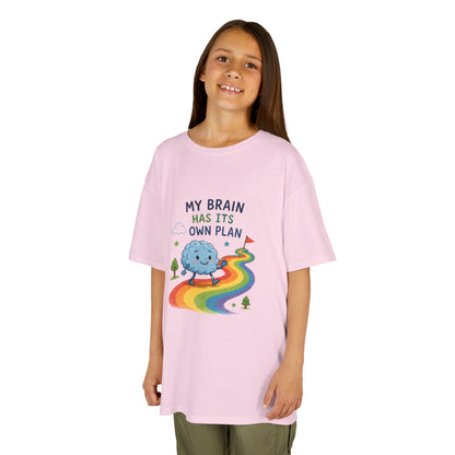 Kids T‑Shirt - My Brain Has Its Own Plan