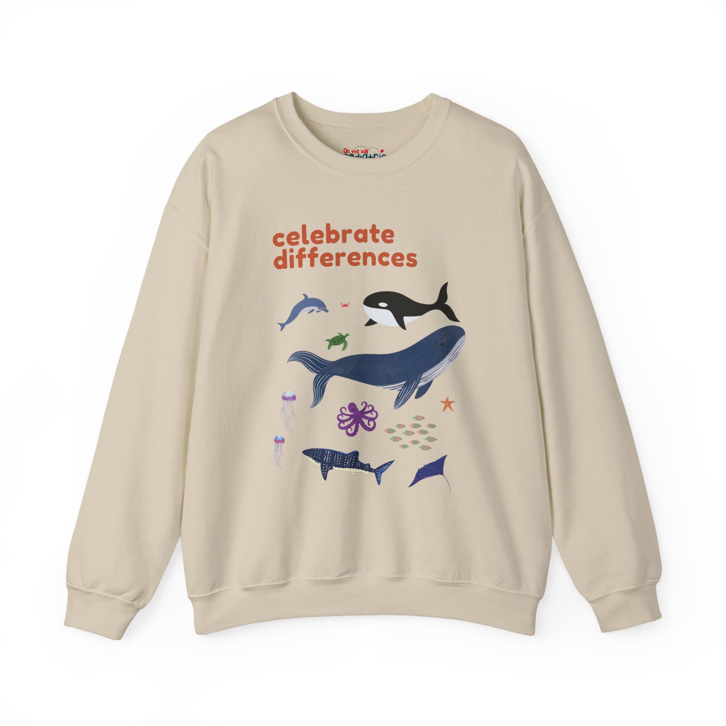 Celebrate Differences Marine Life Crewneck Sweatshirt