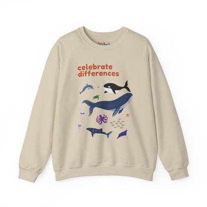 Celebrate Differences Marine Life Crewneck Sweatshirt