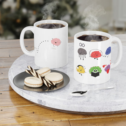 Brain Emotions Ceramic Mug