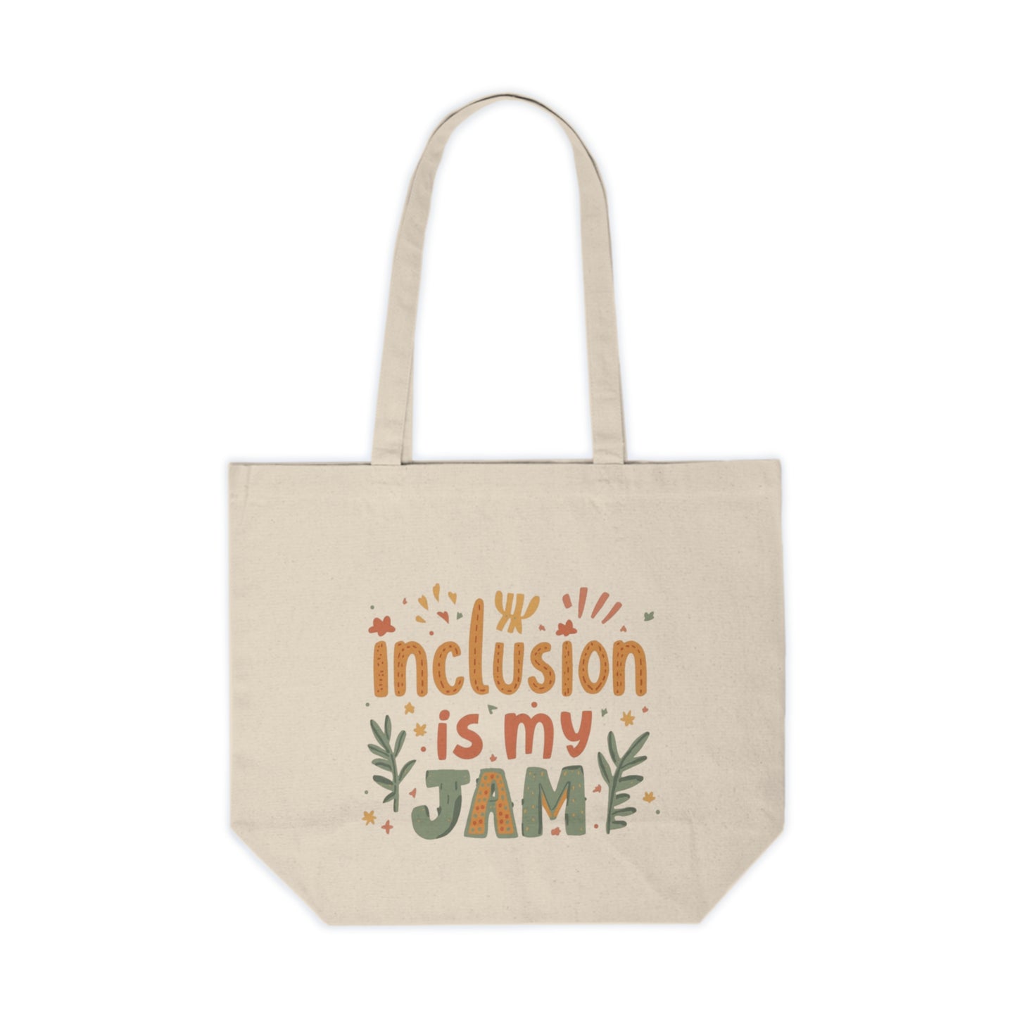 Inclusion Is My Jam Canvas Tote