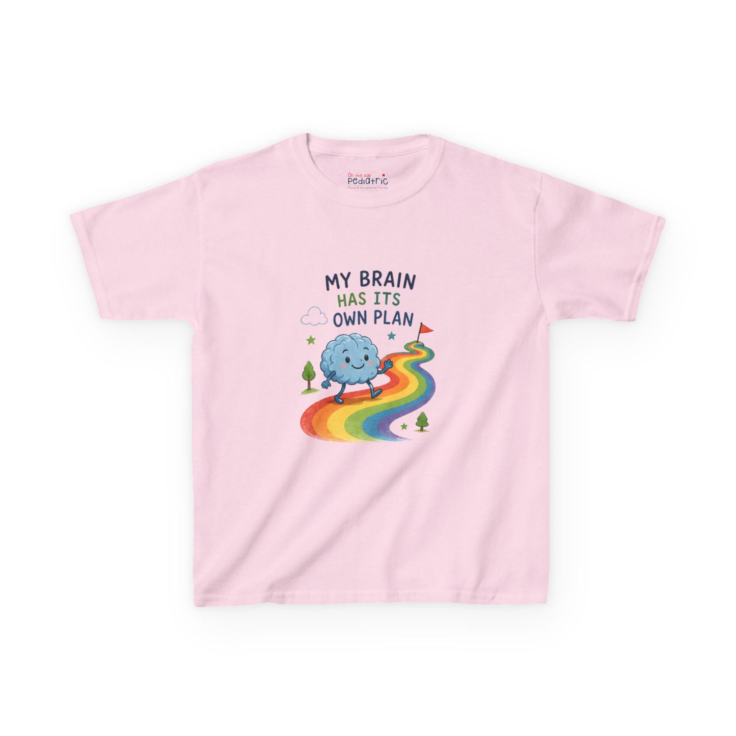 Kids T‑Shirt - My Brain Has Its Own Plan