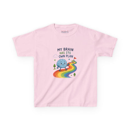 Kids T‑Shirt - My Brain Has Its Own Plan