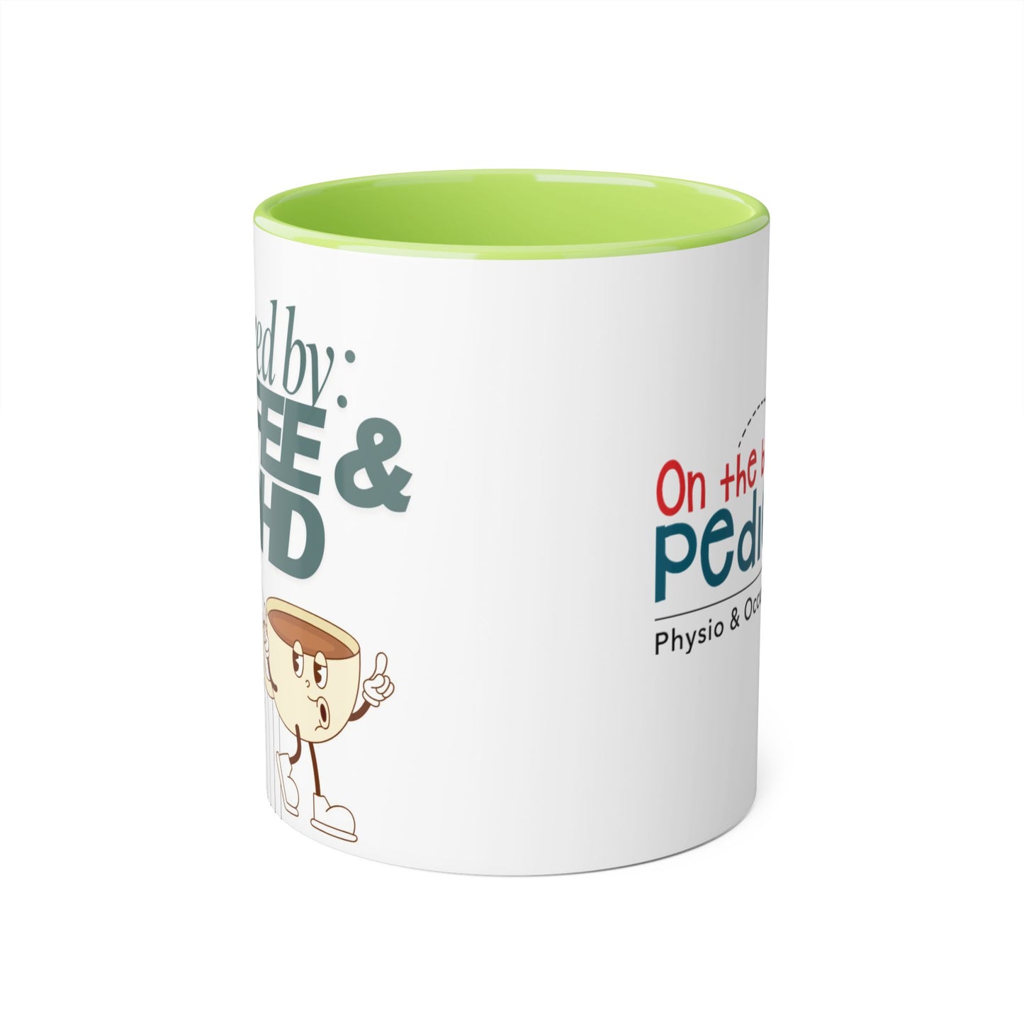 'Powered by Coffee & ADHD' Ceramic Mug
