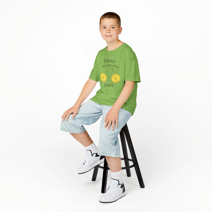 Move At Your Own Pace Lemon Bike Kids Vibey Tee