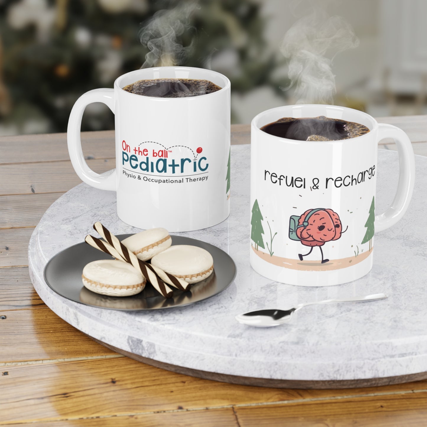 Refuel Your Brain Ceramic Mug