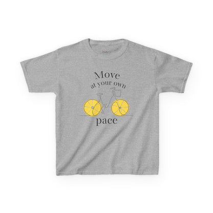 Move At Your Own Pace Lemon Bike Kids Vibey Tee