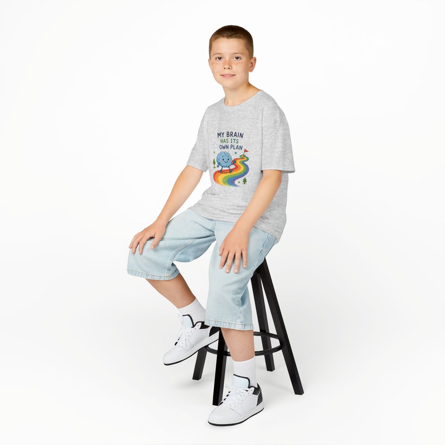 Kids T‑Shirt - My Brain Has Its Own Plan