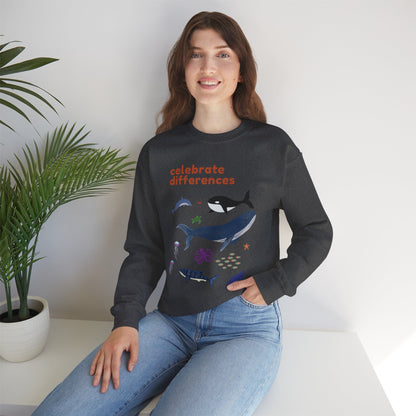 Celebrate Differences Marine Life Crewneck Sweatshirt