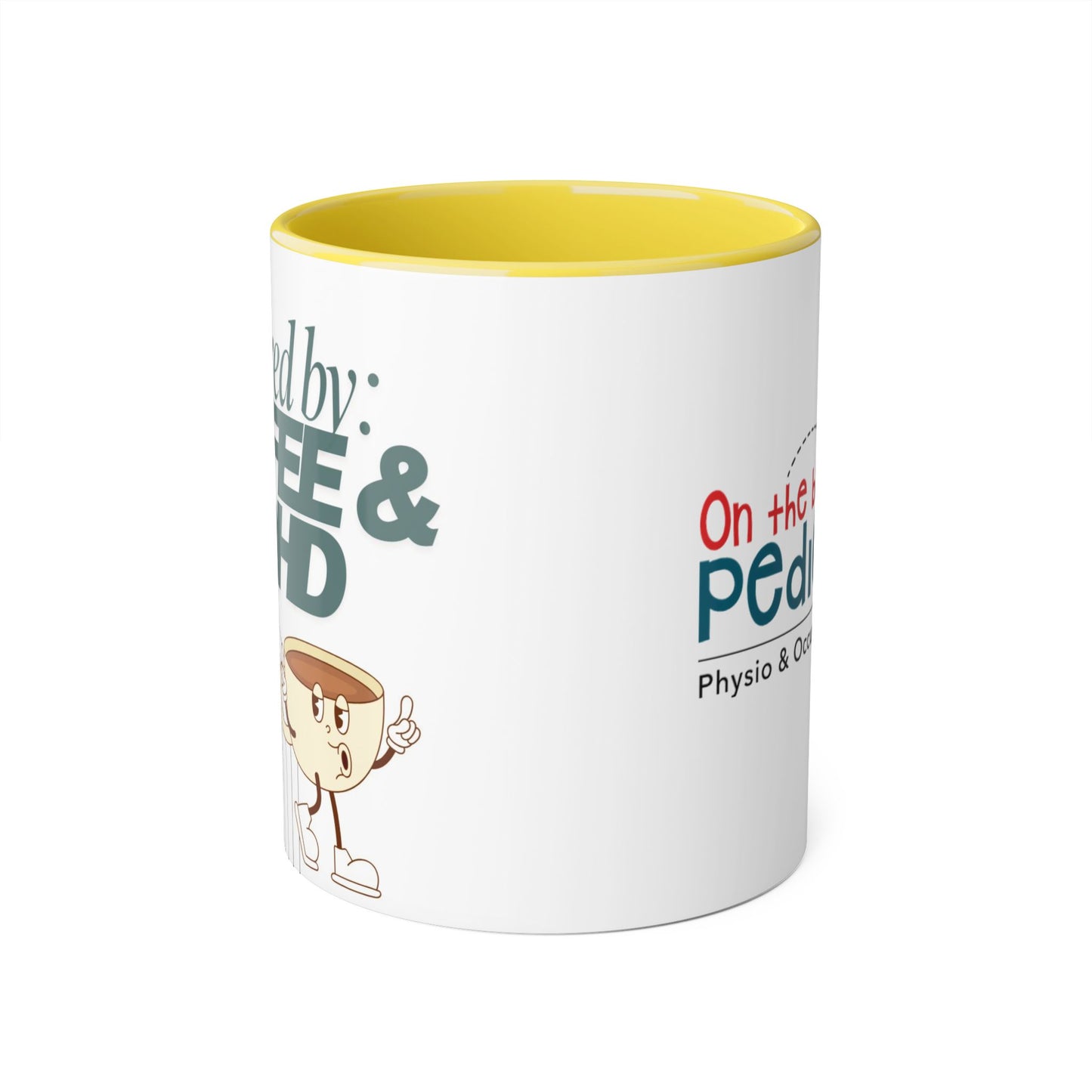 'Powered by Coffee & ADHD' Ceramic Mug