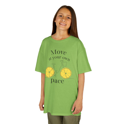 Move At Your Own Pace Lemon Bike Kids Vibey Tee