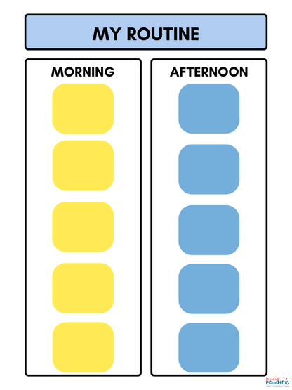 Daily Activities Visual Schedule - for Children