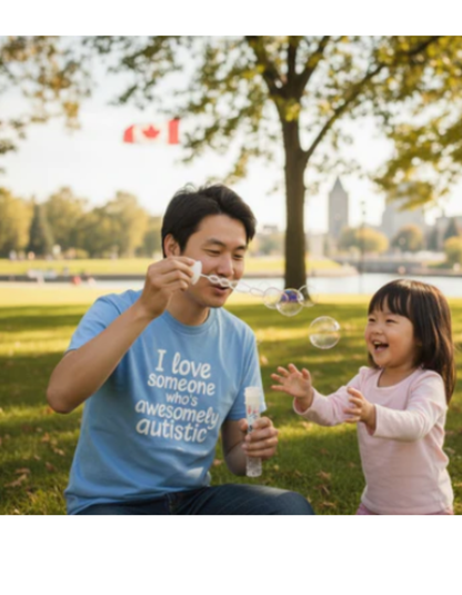 I Love Someone Who's Awesomely Autistic T-Shirt