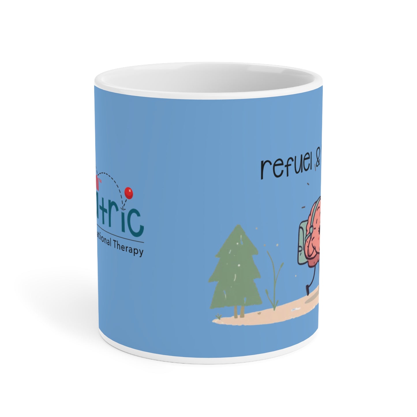 Refuel Your Brain Ceramic Mug