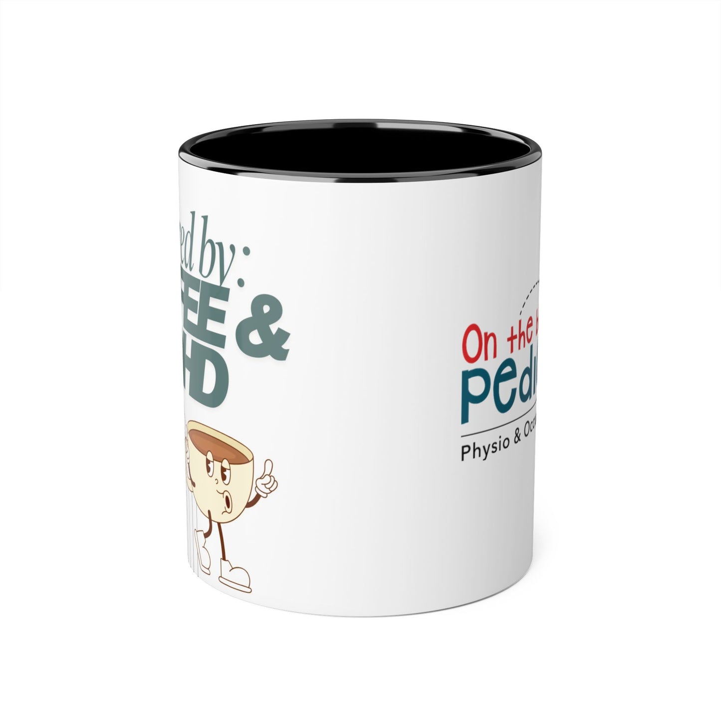 'Powered by Coffee & ADHD' Ceramic Mug