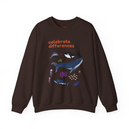 Celebrate Differences Marine Life Crewneck Sweatshirt