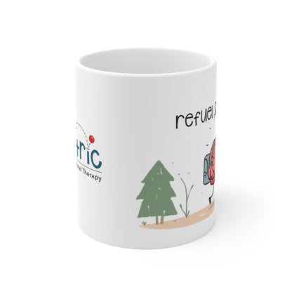 Refuel Your Brain Ceramic Mug