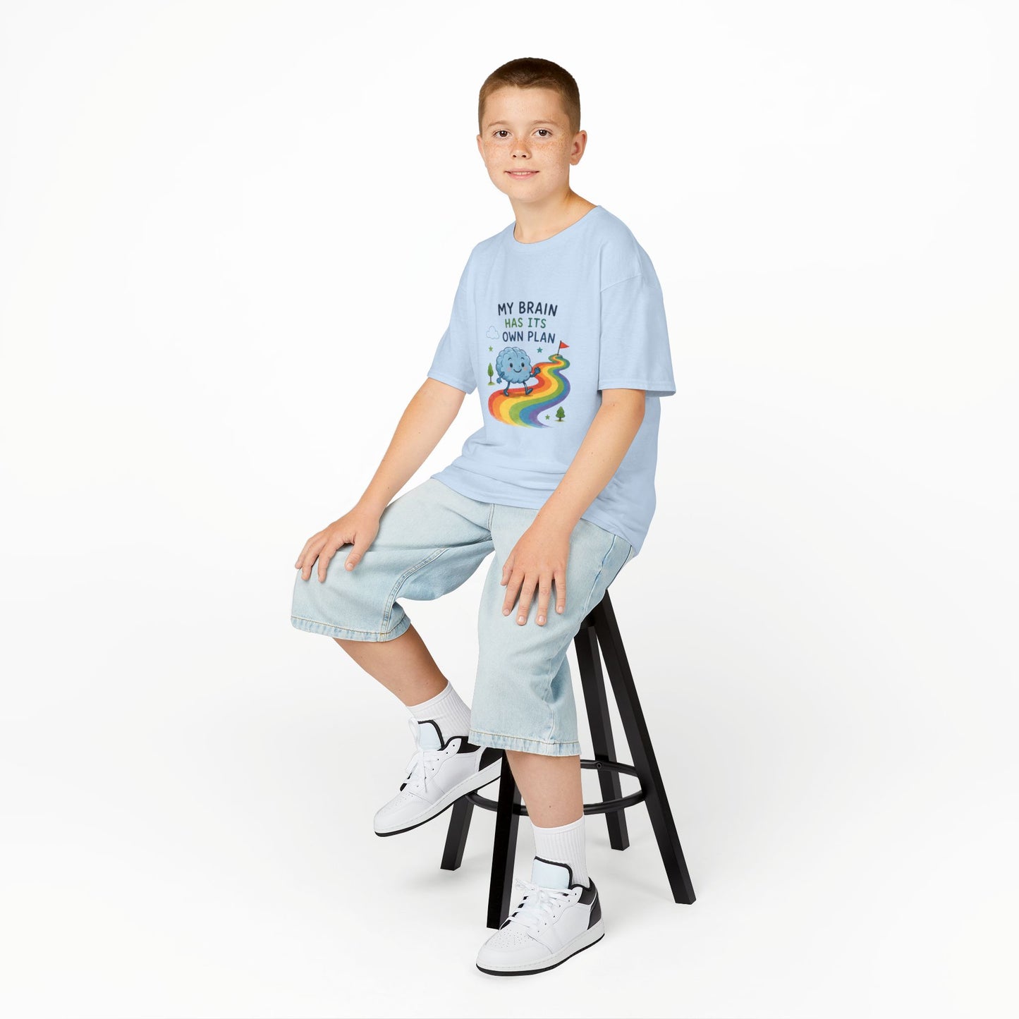 Kids T‑Shirt - My Brain Has Its Own Plan