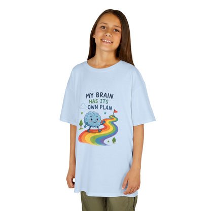 Kids T‑Shirt - My Brain Has Its Own Plan