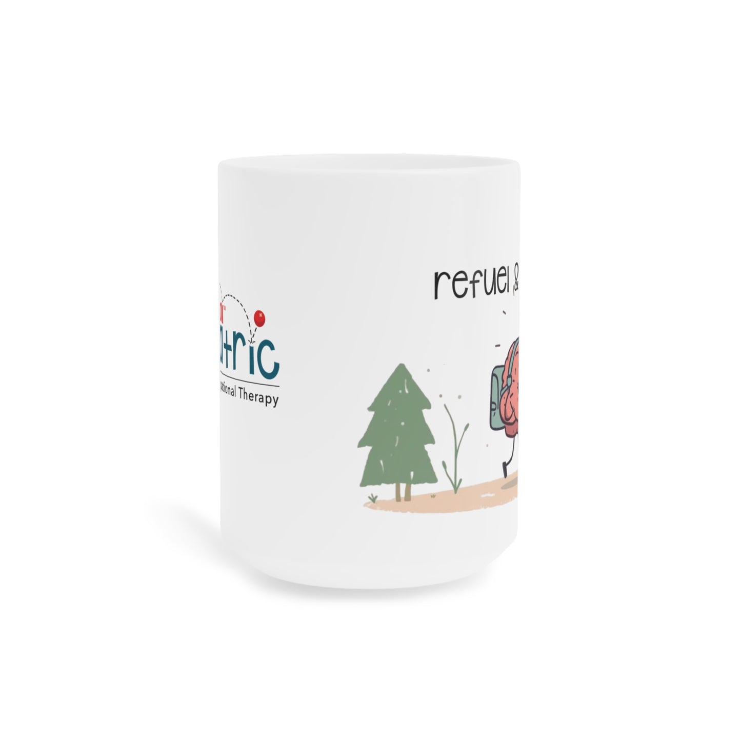 Refuel Your Brain Ceramic Mug