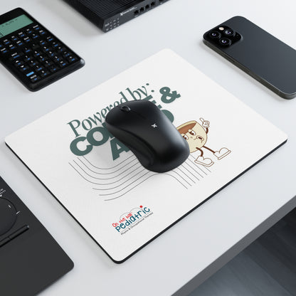'Powered by Coffee & ADHD' Mouse Pad