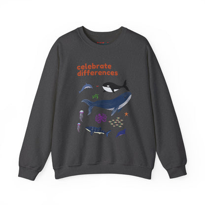 Celebrate Differences Marine Life Crewneck Sweatshirt