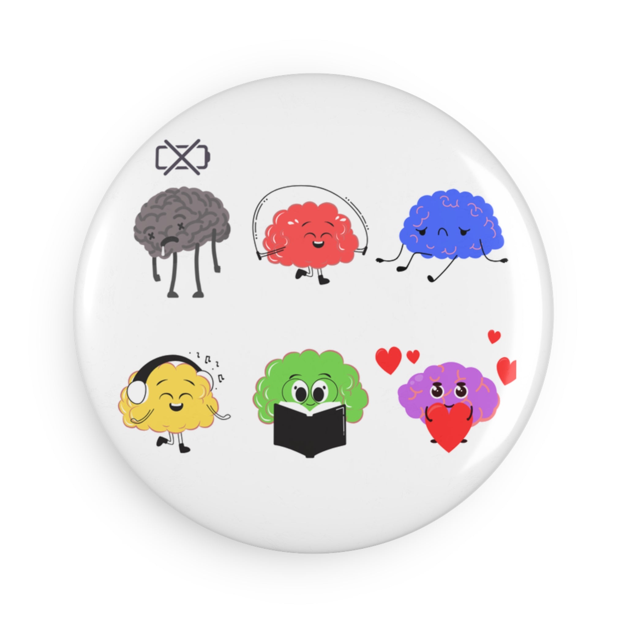 Brain Emotions Button Magnet Set – On The Ball Pediatric