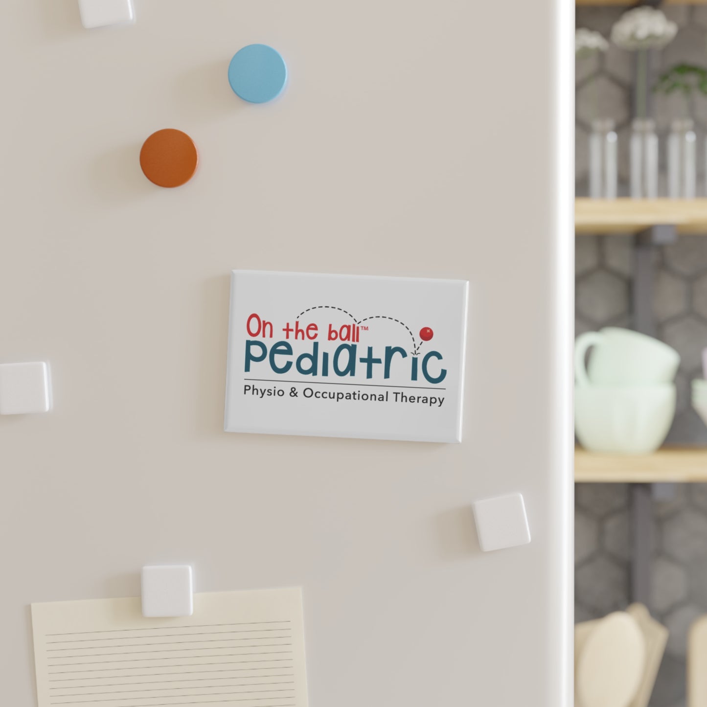 On The Ball Pediatric Therapy Fridge Magnet