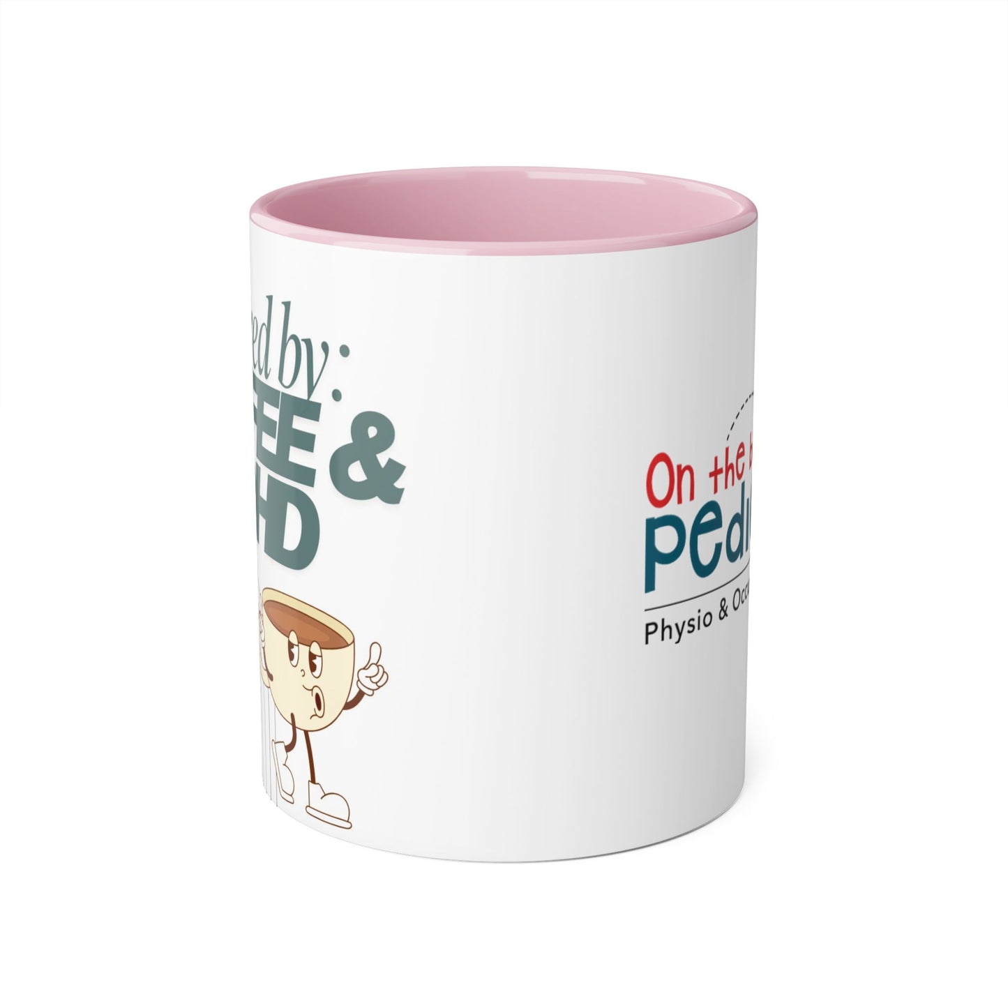 'Powered by Coffee & ADHD' Ceramic Mug