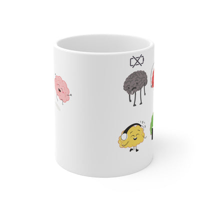 Brain Emotions Ceramic Mug