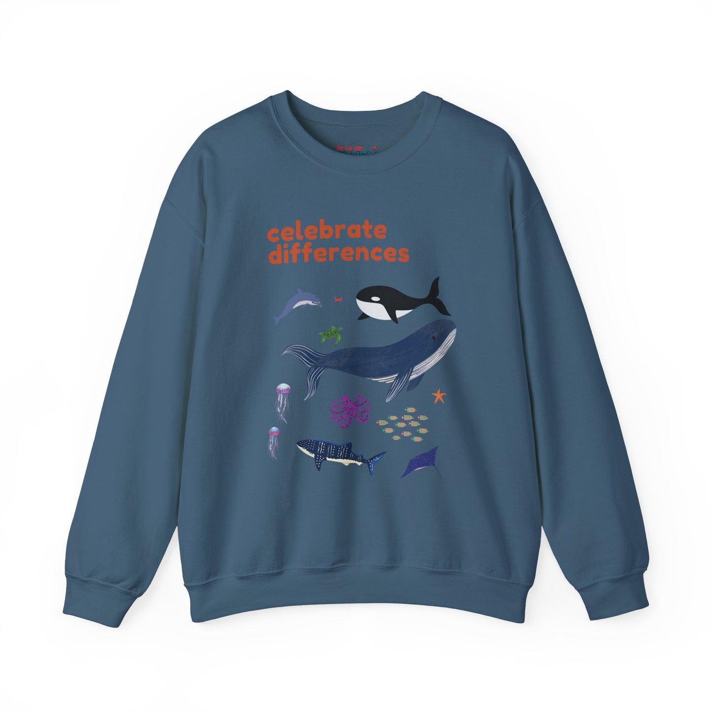 Celebrate Differences Marine Life Crewneck Sweatshirt
