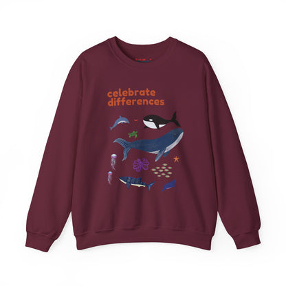 Celebrate Differences Marine Life Crewneck Sweatshirt