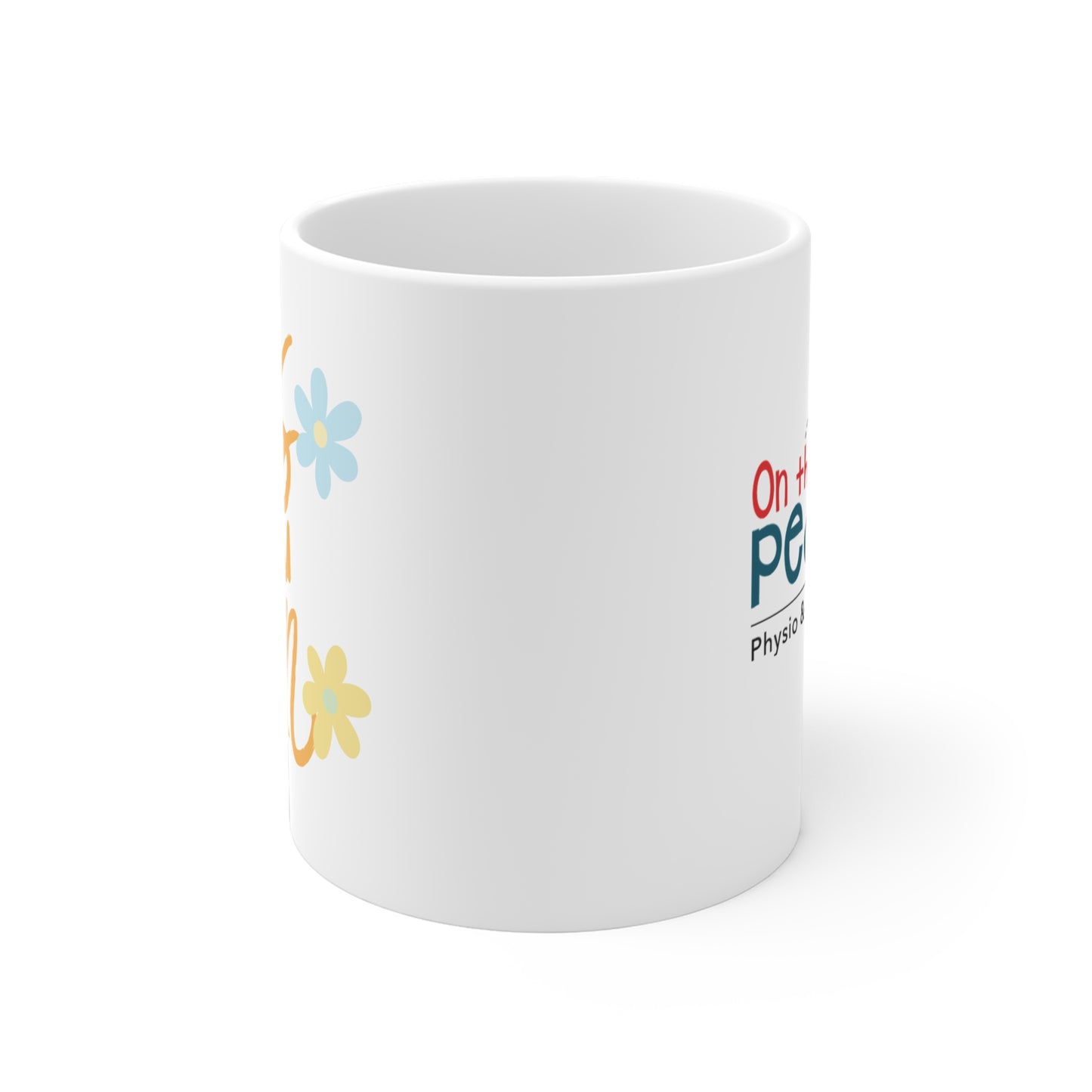 Yes You Can Floral Mug