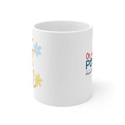 Yes You Can Floral Mug
