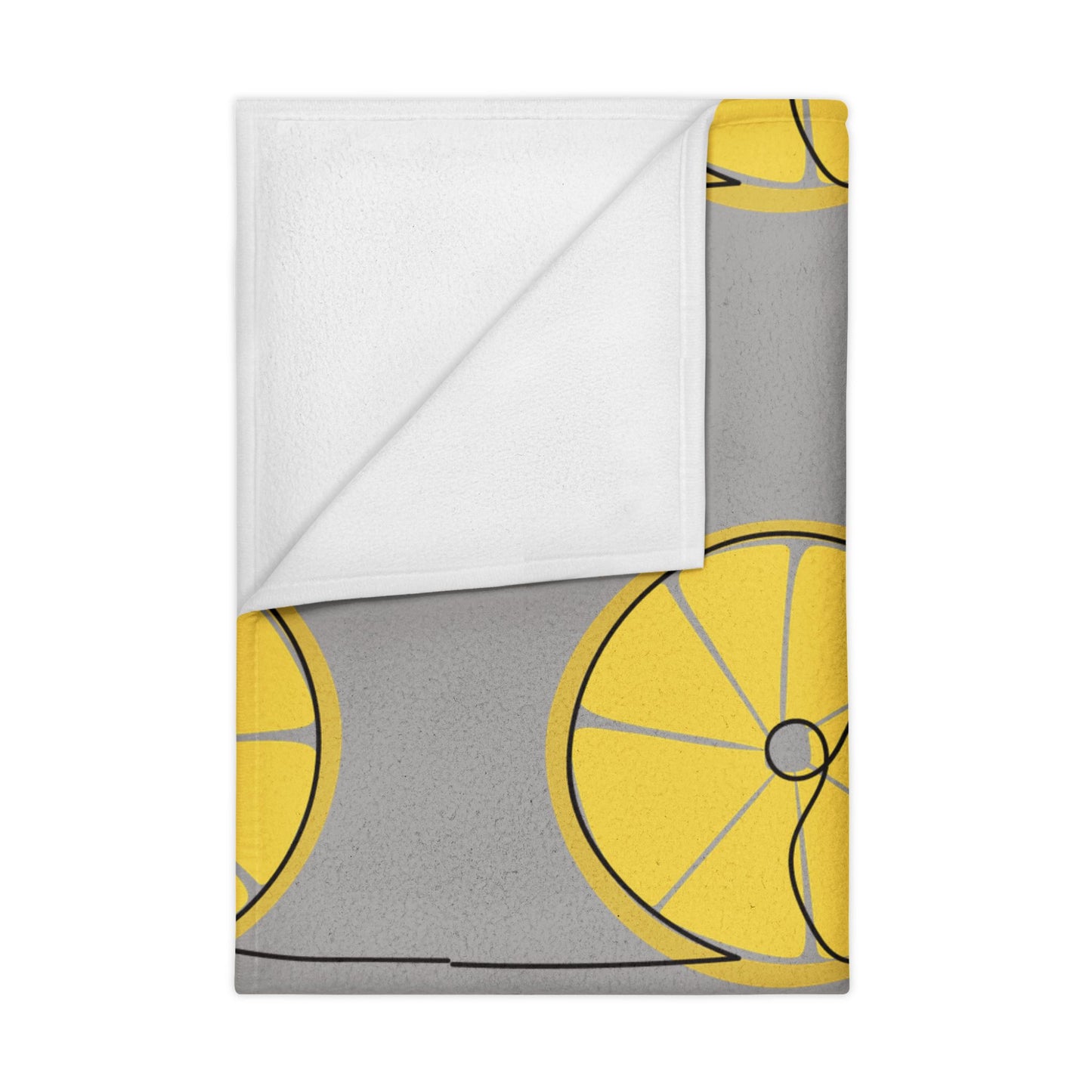 Lemon Bicycle Baby Throw Blanket